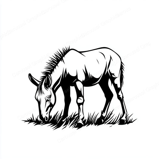 Donkey Vector Graphic preview