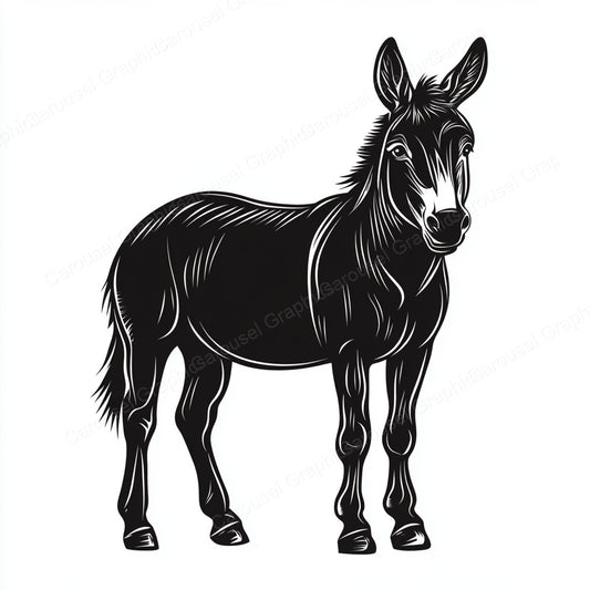 Donkey Vector Graphic preview
