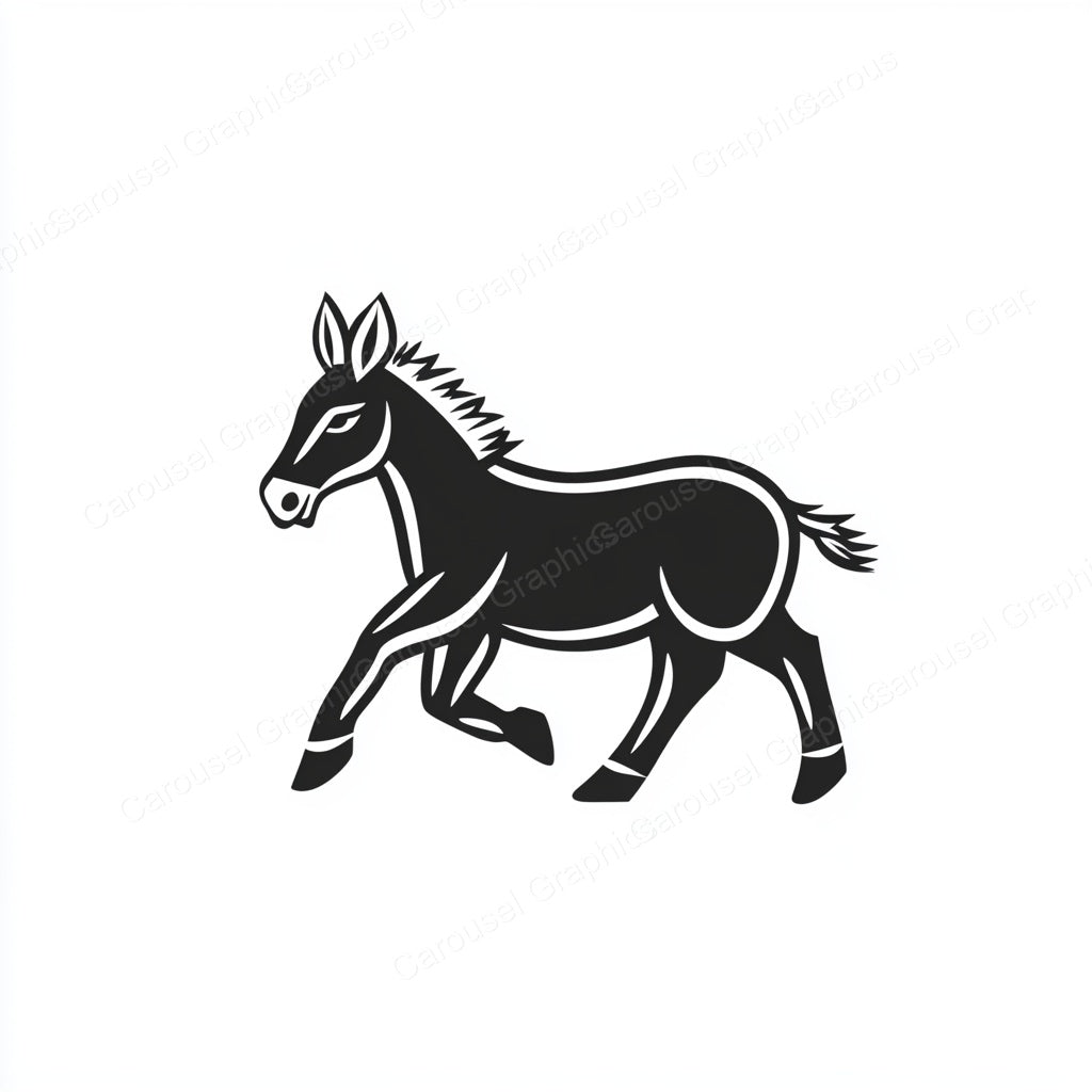 Donkey Vector Graphic preview