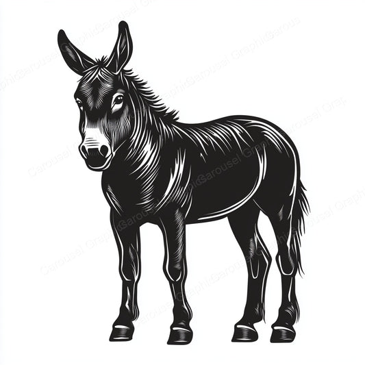 Donkey Vector Graphic preview