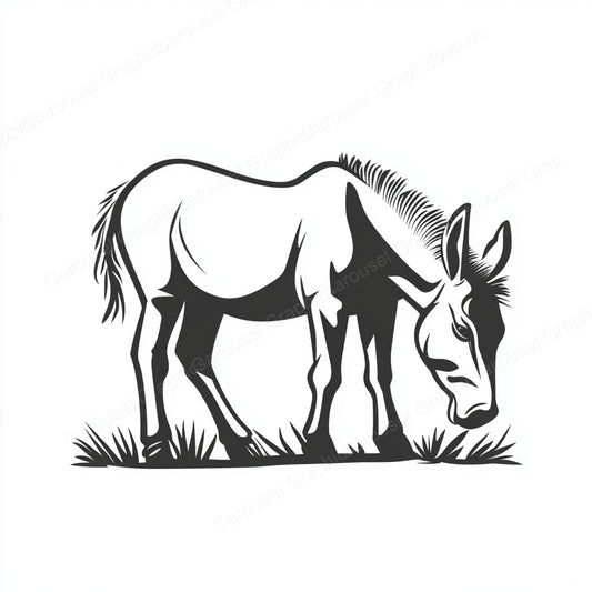 Donkey Vector Graphic preview