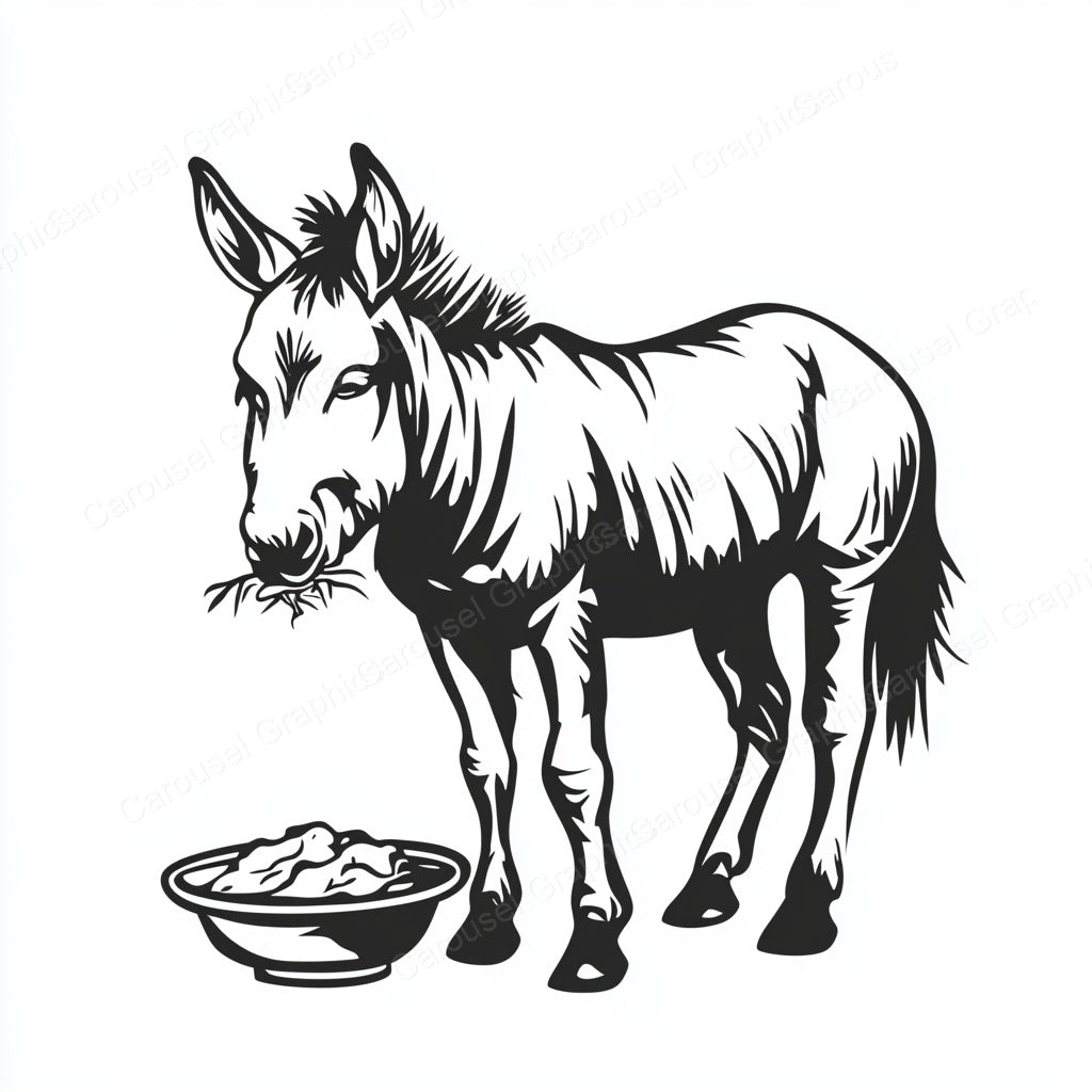 Donkey Vector Graphic preview