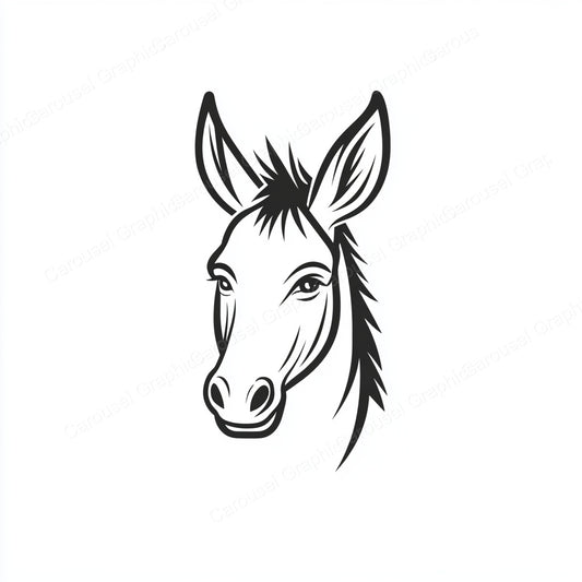 Donkey Vector Graphic preview