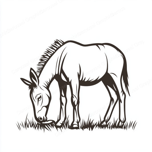 Donkey Vector Graphic preview
