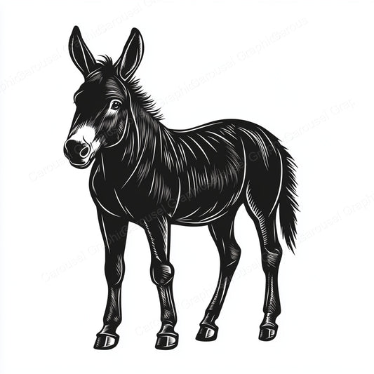 Donkey Vector Graphic preview