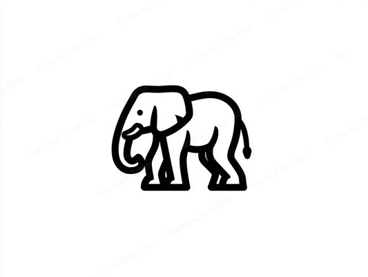 Elephant Vector Graphic preview
