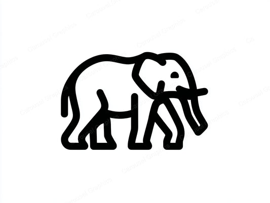 Elephant Vector Graphic preview