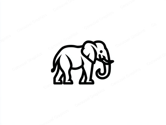 Elephant Vector Graphic preview
