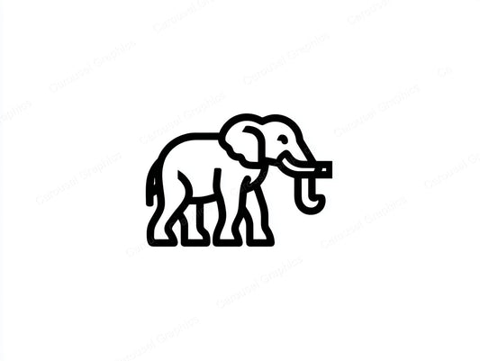 Elephant Vector Graphic preview