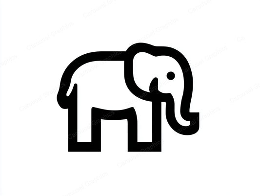 Elephant Vector Graphic preview