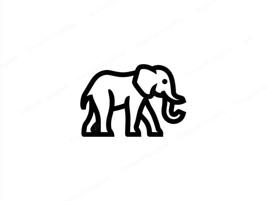Elephant Vector Graphic preview