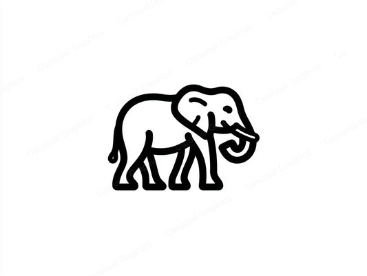 Elephant Vector Graphic preview