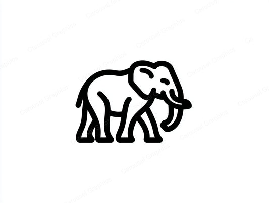 Elephant Vector Graphic preview