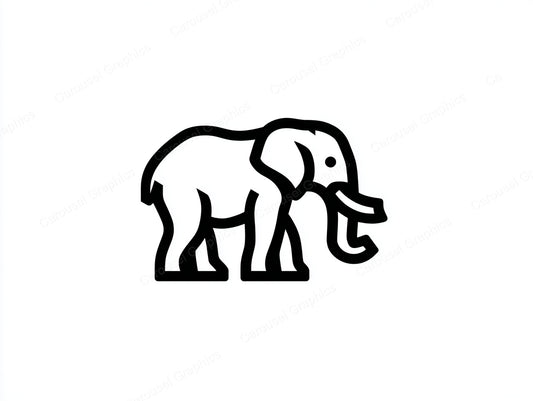 Elephant Vector Graphic preview
