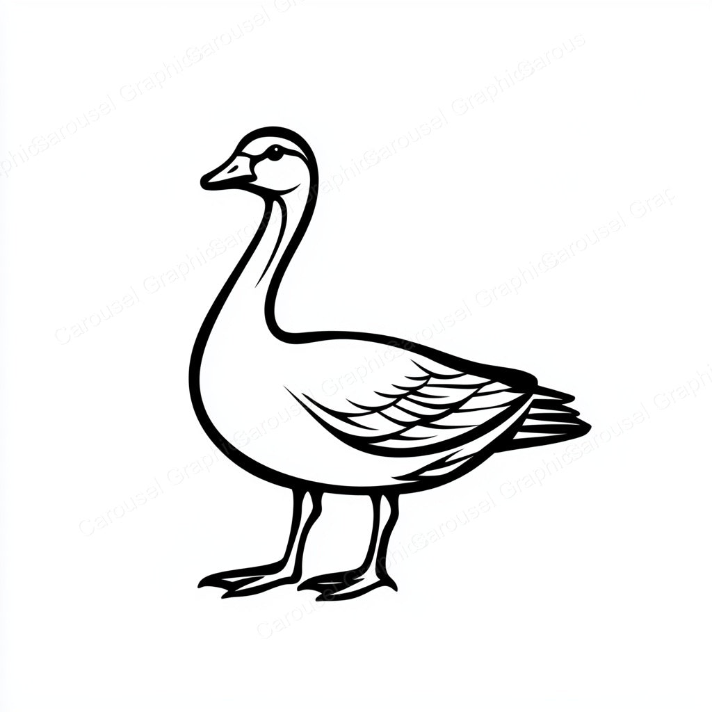 Geese Vector Graphic preview
