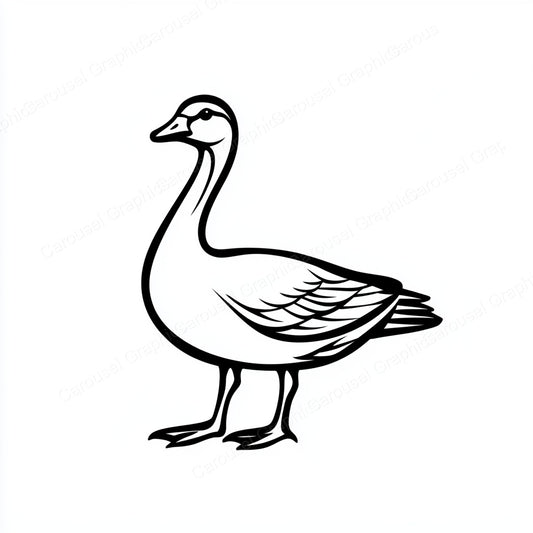 Geese Vector Graphic preview