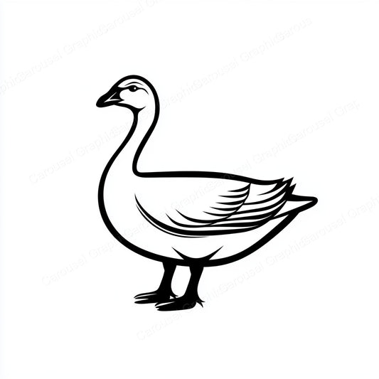 Geese Vector Graphic preview