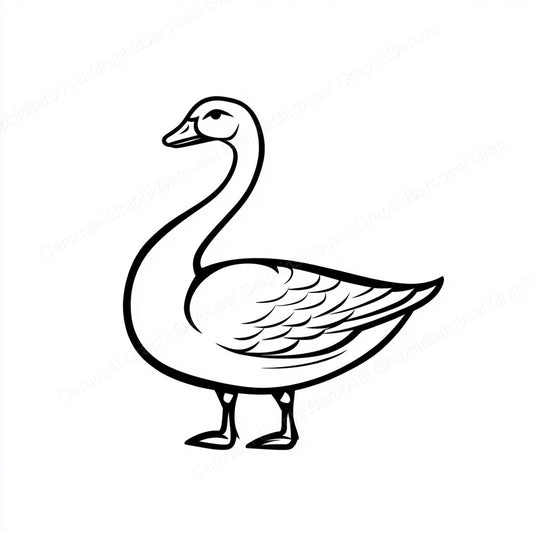 Geese Vector Graphic preview