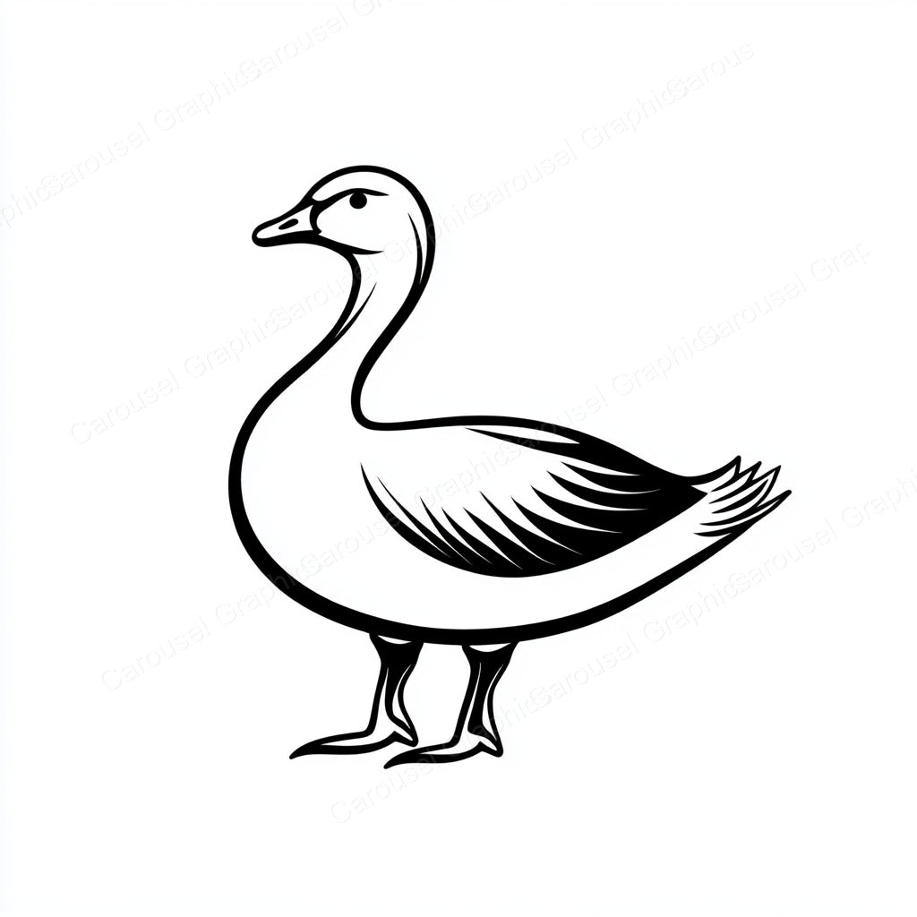 Geese Vector Graphic preview