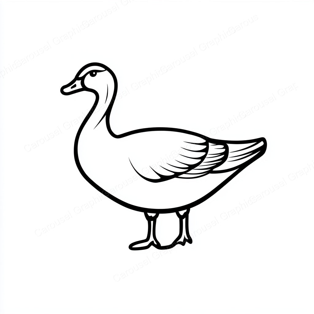 Geese Vector Graphic preview