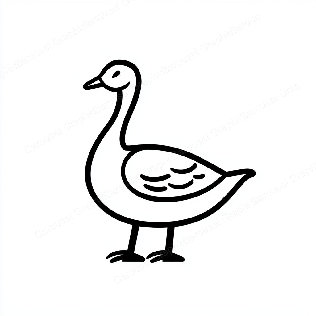 Geese Vector Graphic preview