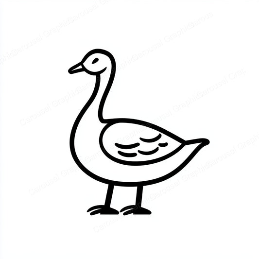 Geese Vector Graphic preview