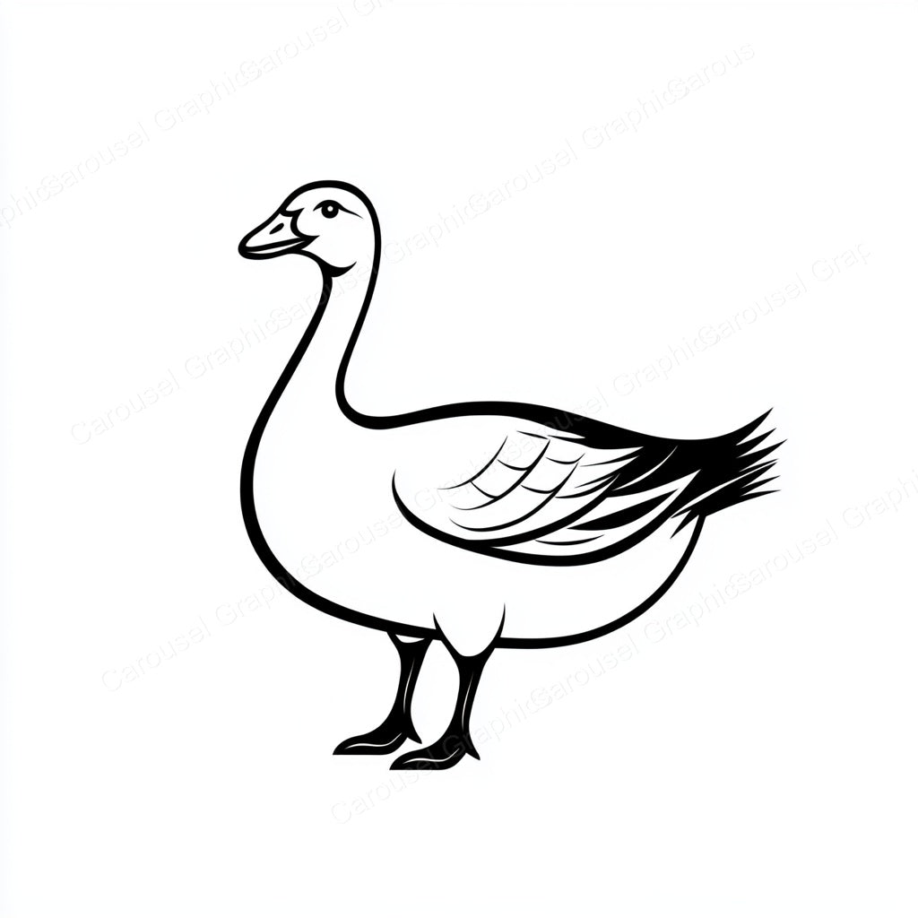Geese Vector Graphic preview