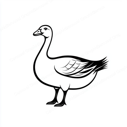 Geese Vector Graphic preview