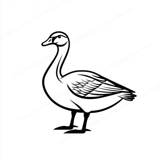 Geese Vector Graphic preview