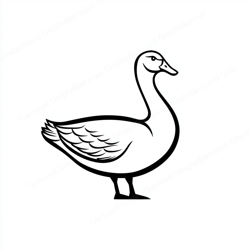 Geese Vector Graphic preview