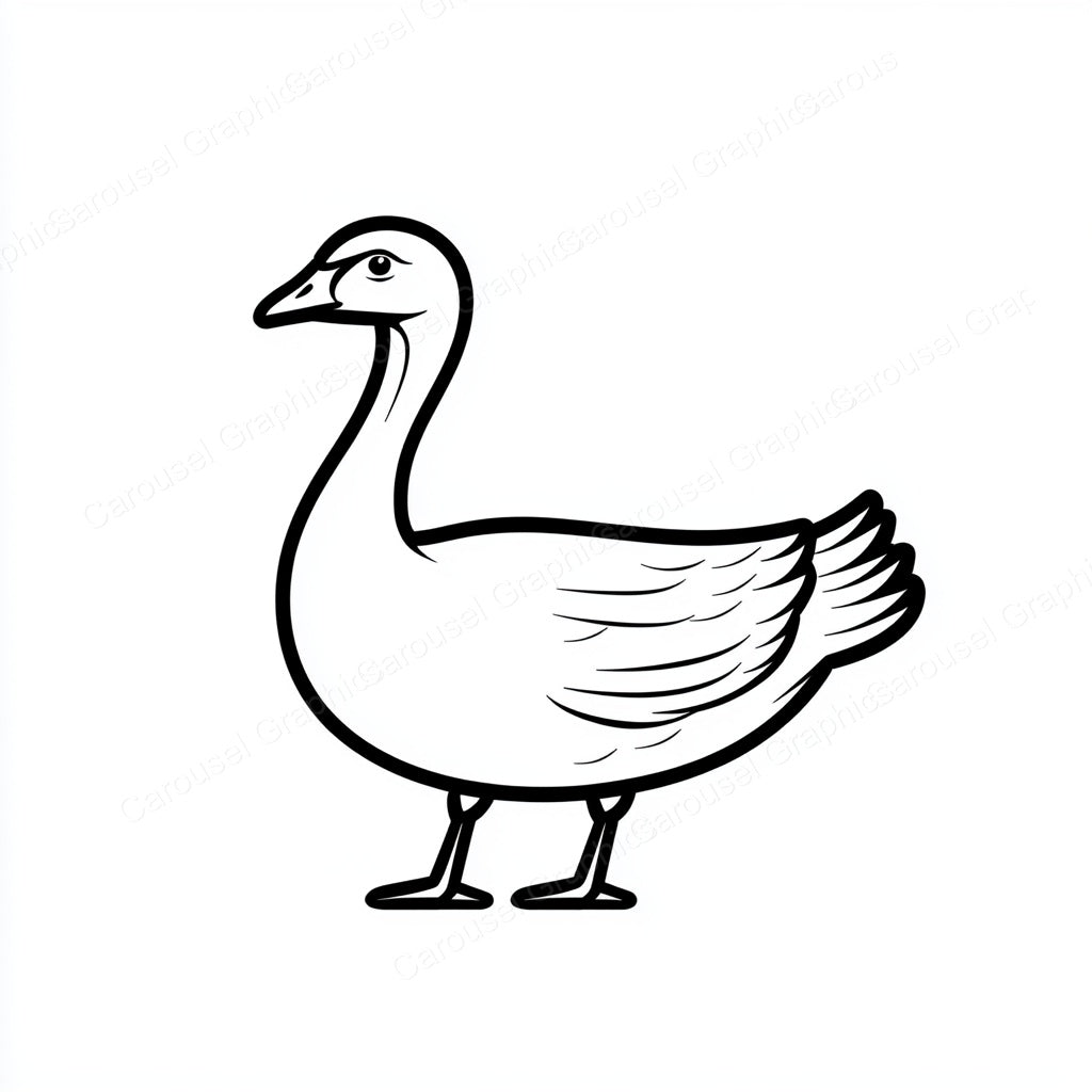 Geese Vector Graphic preview