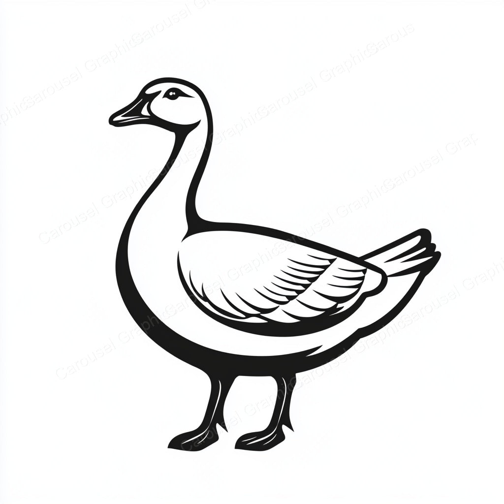 Geese Vector Graphic preview