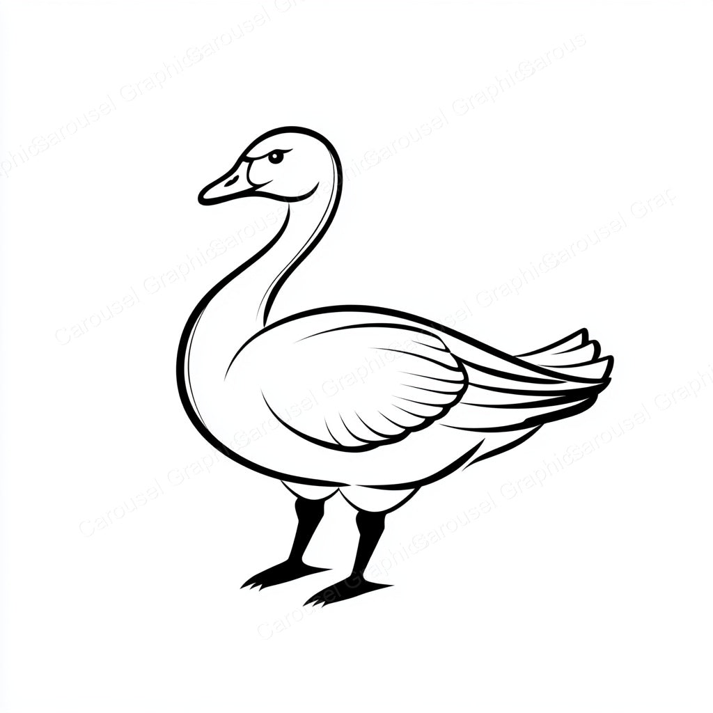 Geese Vector Graphic preview