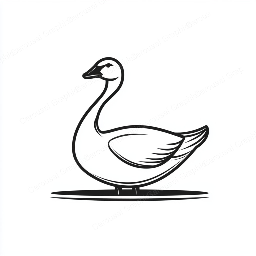Geese Vector Graphic preview