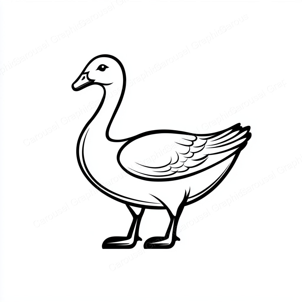 Geese Vector Graphic preview