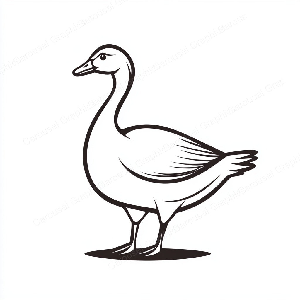 Geese Vector Graphic preview