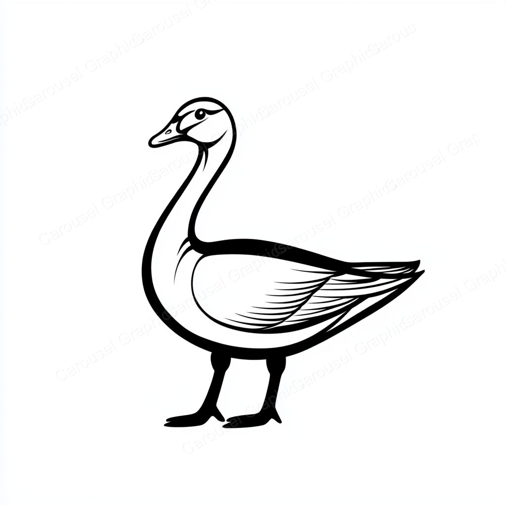 Geese Vector Graphic preview