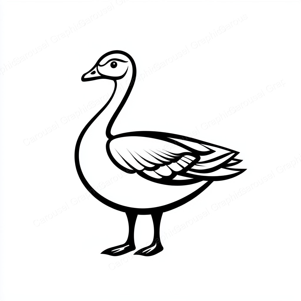 Geese Vector Graphic preview