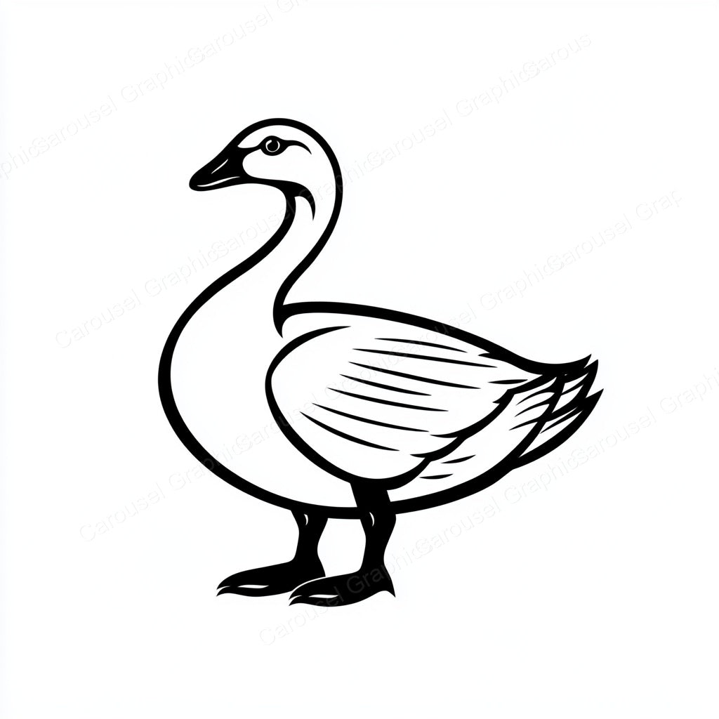 Geese Vector Graphic preview