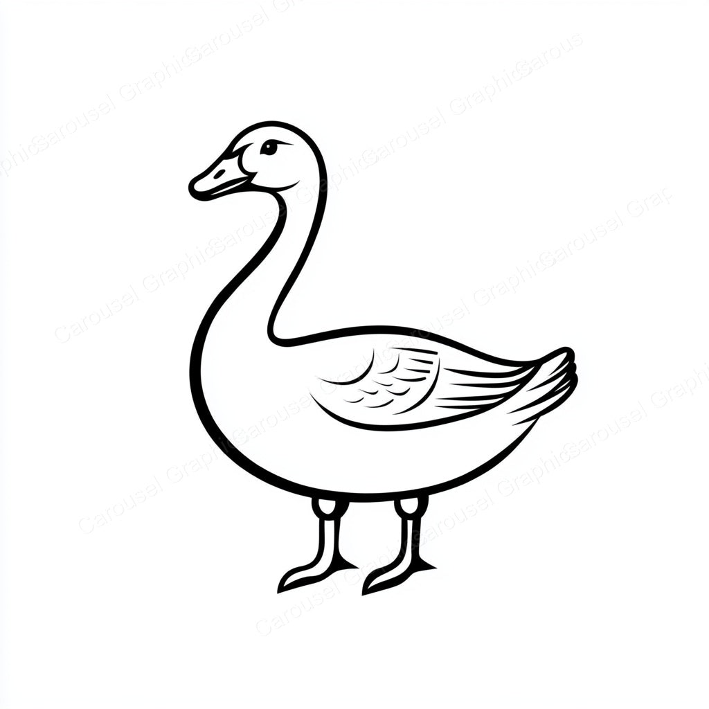 Geese Vector Graphic preview