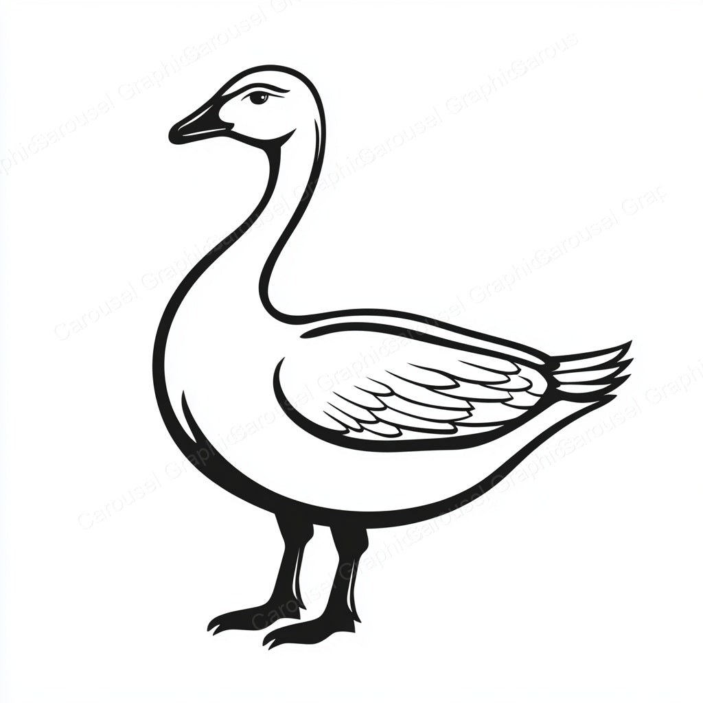 Geese Vector Graphic preview