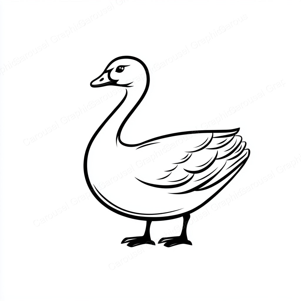 Geese Vector Graphic preview