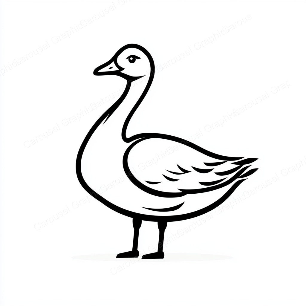 Geese Vector Graphic preview