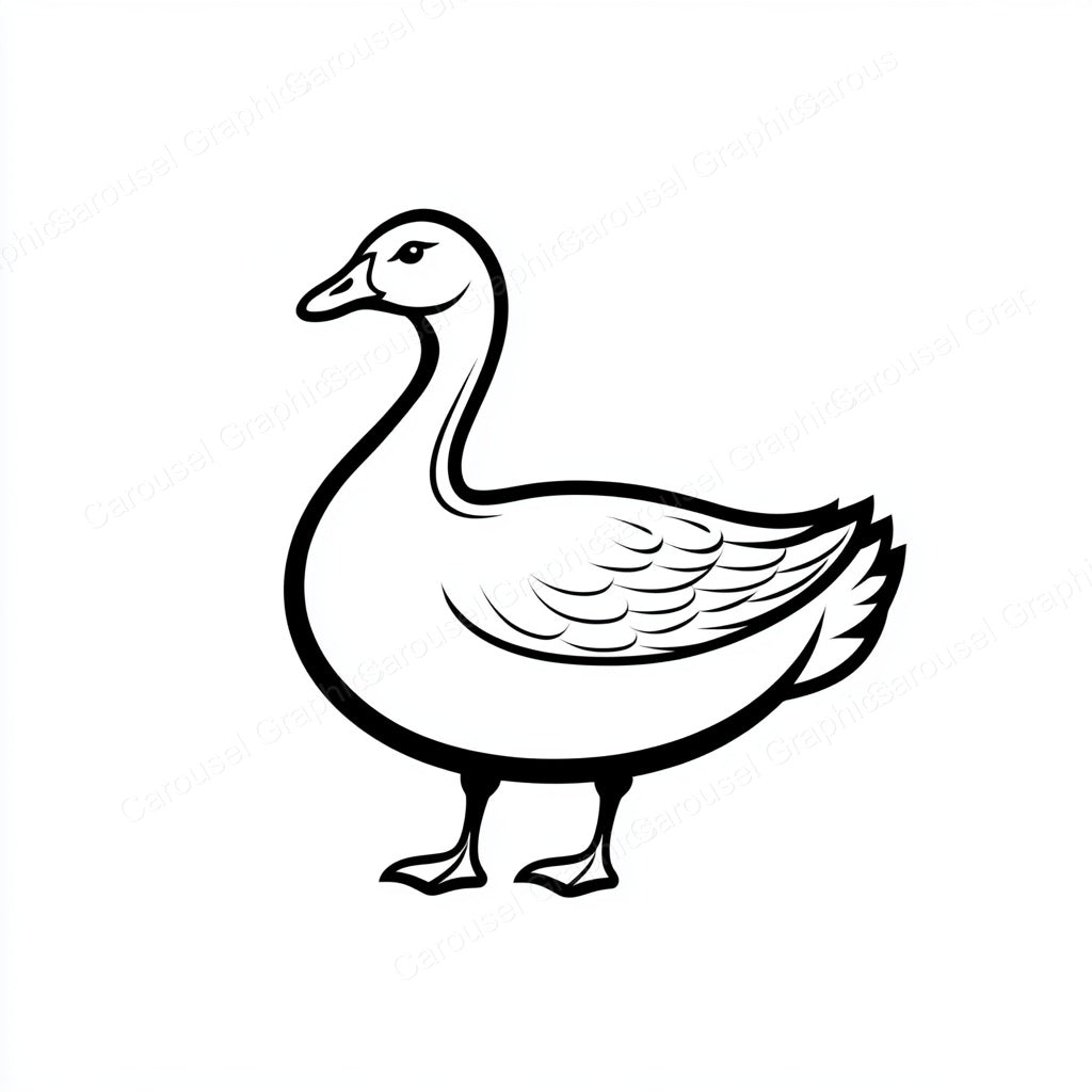 Geese Vector Graphic preview