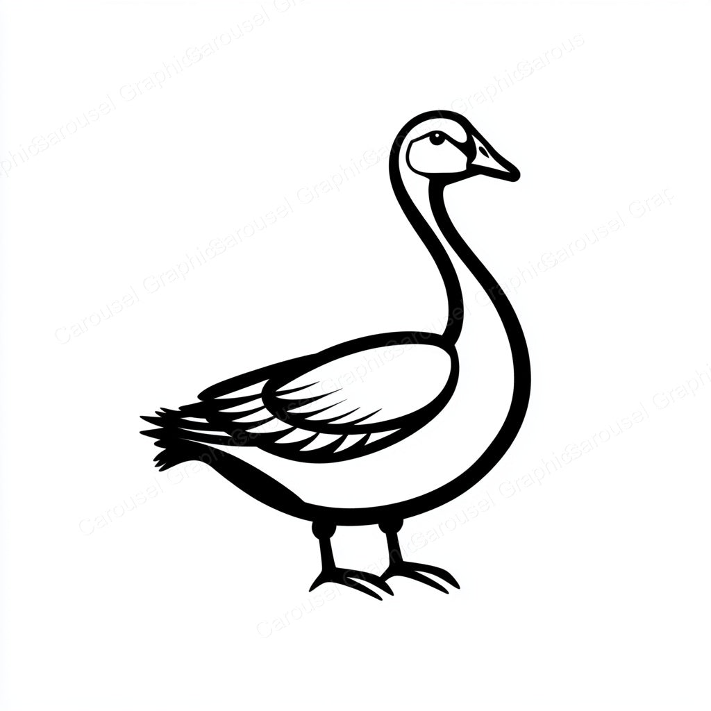 Geese Vector Graphic preview