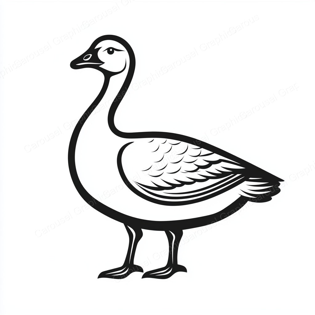 Geese Vector Graphic preview