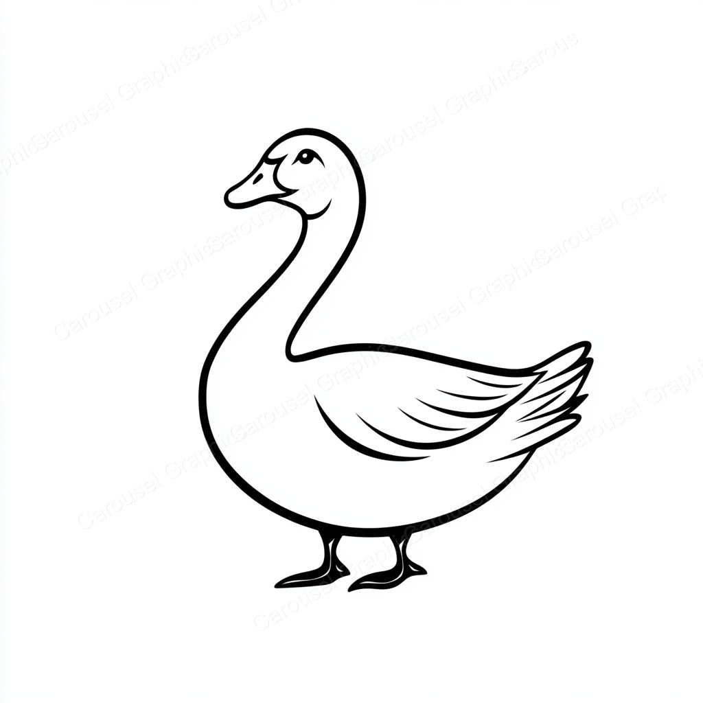 Geese Vector Graphic preview