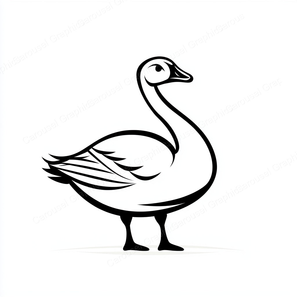 Geese Vector Graphic preview