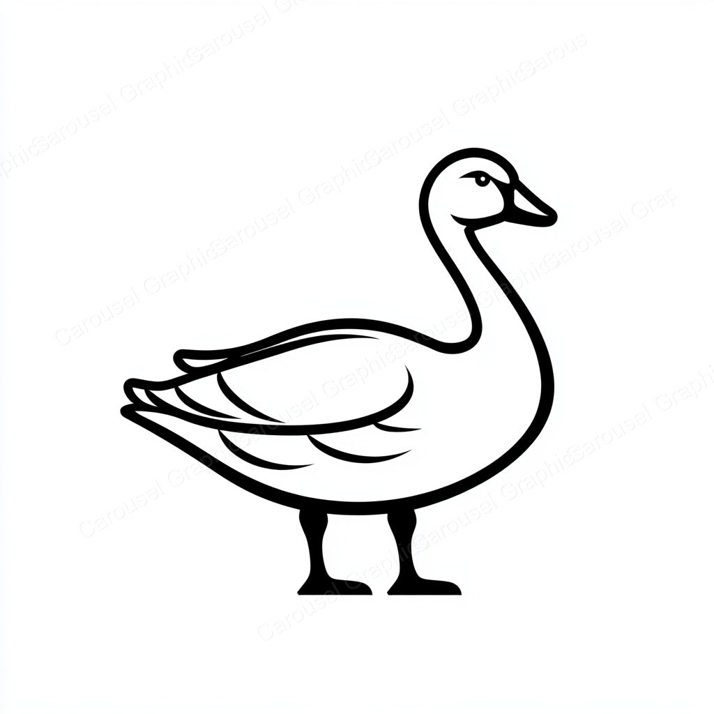 Geese Vector Graphic preview