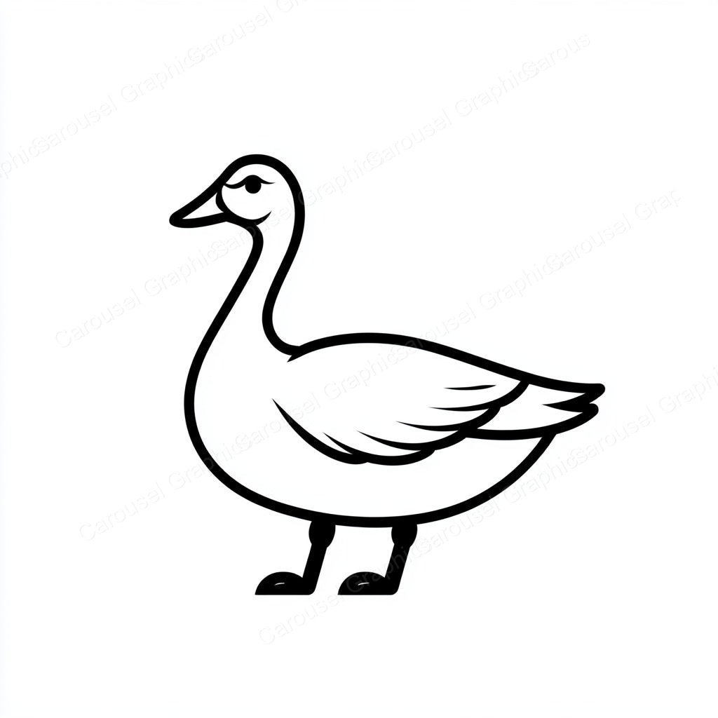 Geese Vector Graphic preview